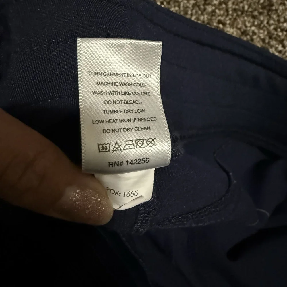 Figs Scrub Pants Mens L Cairo Navy Blue Technical Collection Tan Drawstring 1666